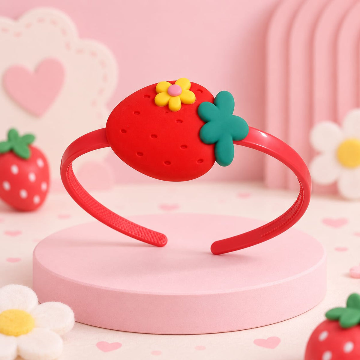 Berry Cute Strawberry Headband