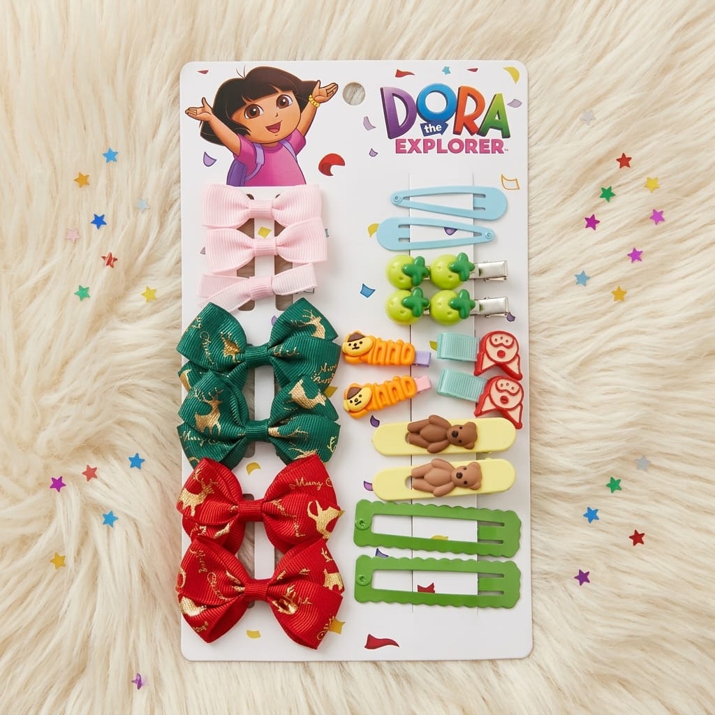 Pastel Princess Hair Clip Set