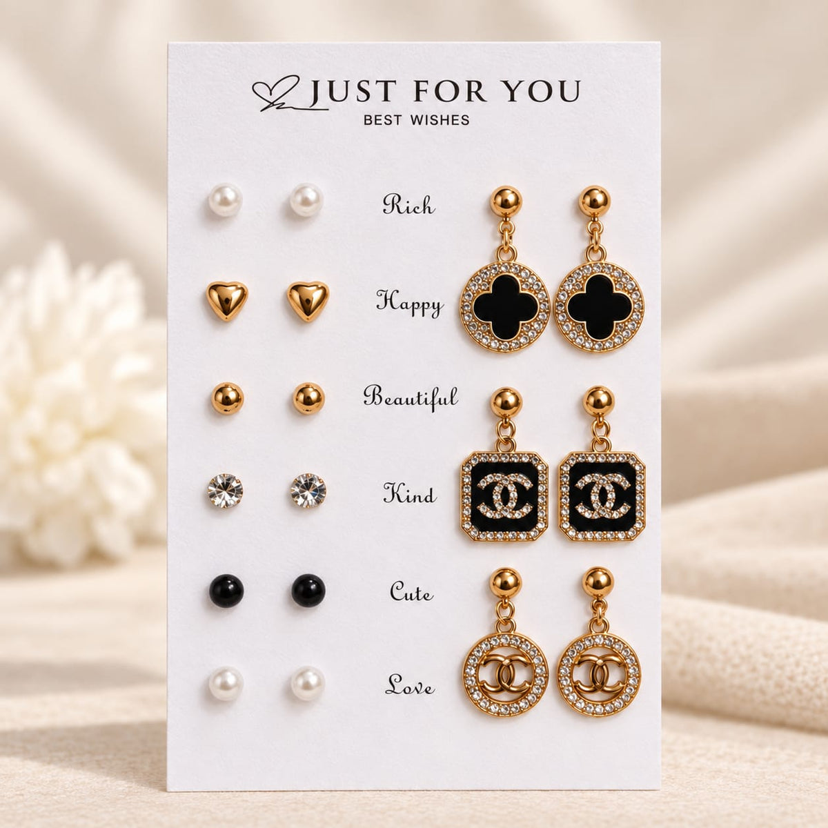 Elegant Mix & Match Earring Set