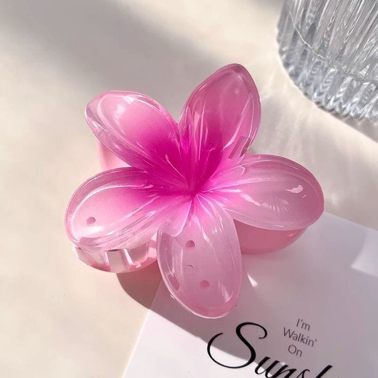 Pink Flower Hair Catcher