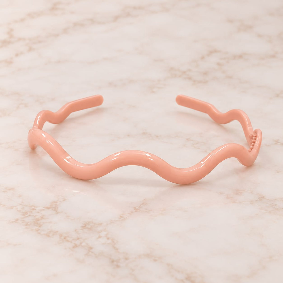 Pastel Peach Wave Headband