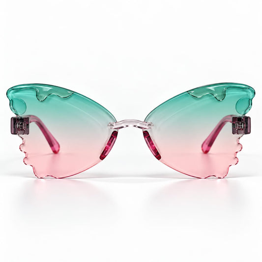 Butterfly Wing Gradient Kids Sunglasses