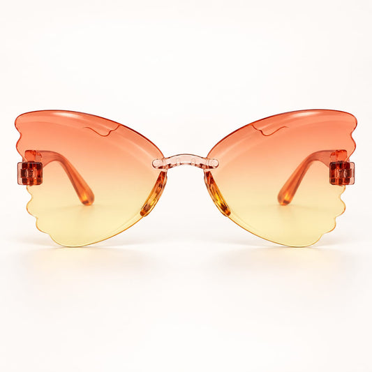 Butterfly Wing Gradient Kids Sunglasses