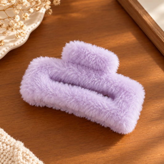 Soft Fur Hair Claw Catcher
