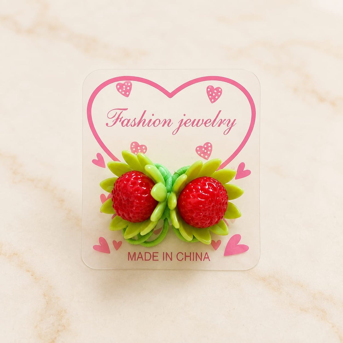 Kids Floral Pony Hair Tie Pair
