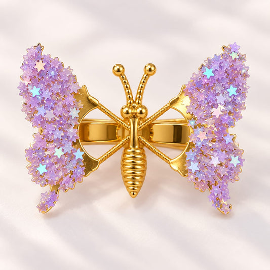 Lavender Dream Butterfly Hair