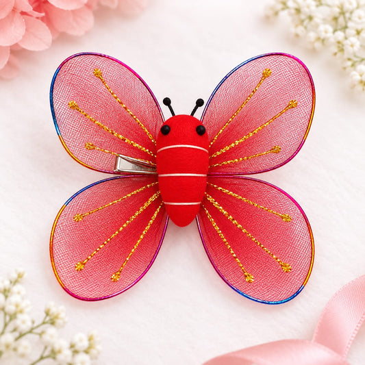 Glitter Butterfly Kids Hair Pin