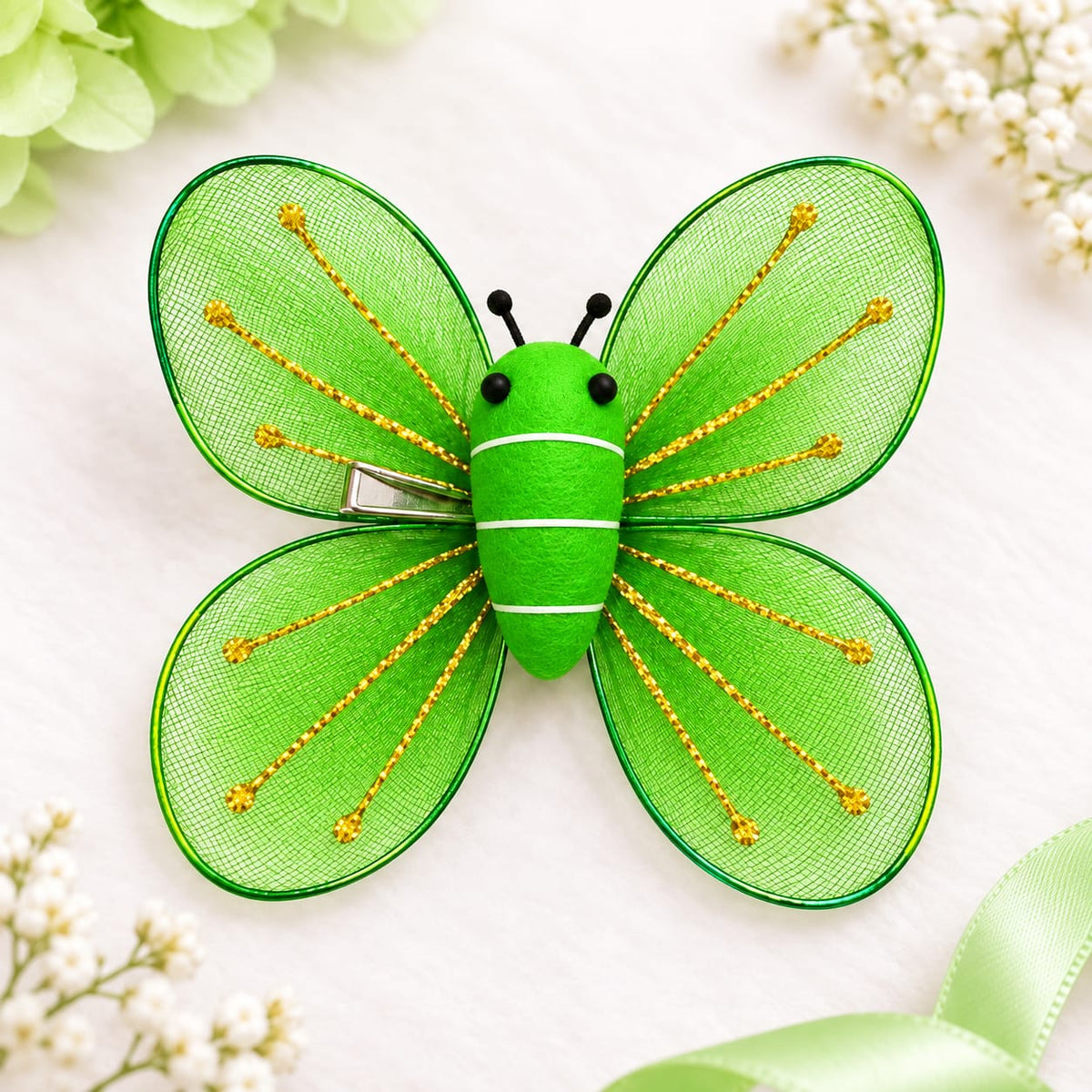 Glitter Butterfly Kids Hair Pin