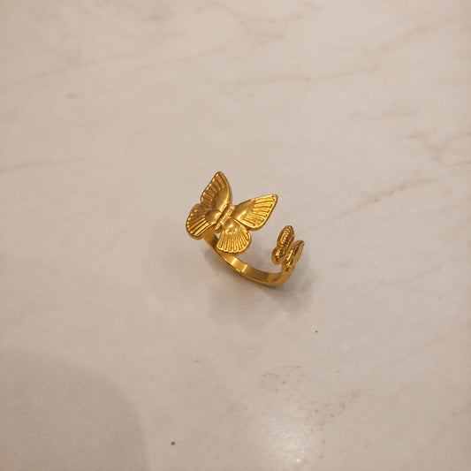 Butterfly Adjustable Ring