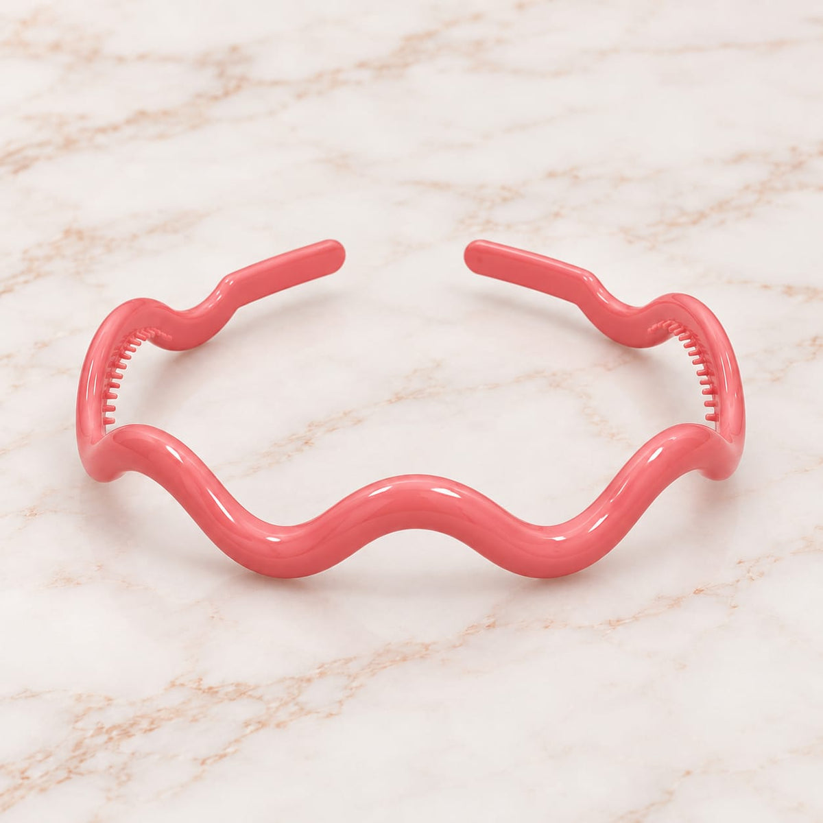 Coral Pink Wave Headband